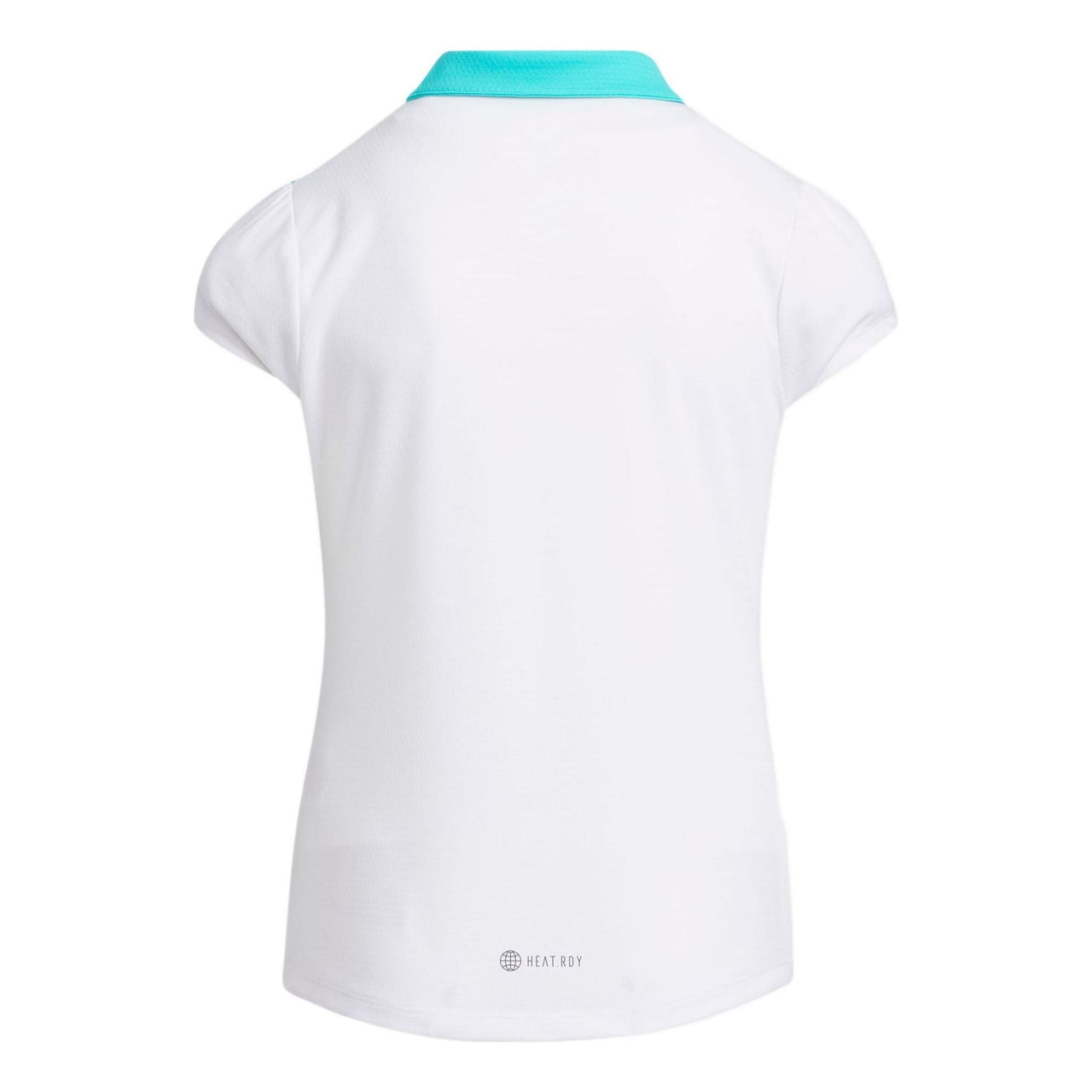 (GS) adidas HEAT.RDY Golf Polo Shirt Asia Sizing 'White Blue' HA6457