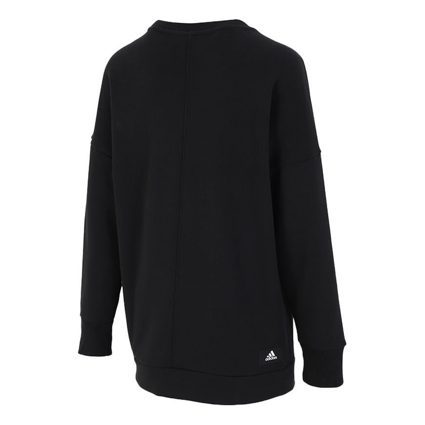 (WMNS) adidas Future Icons Sweatshirt Asia Sizing 'Black White' H57330