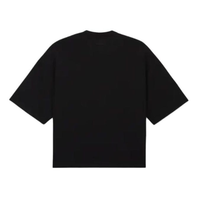 Nike Sportswear Tech Fleece Oversized Short-Sleeve T-Shirt Asia Sizing 'Black' FB8166-010