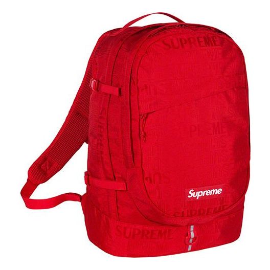 Supreme Backpack 'Red White' SUP-SS19-032