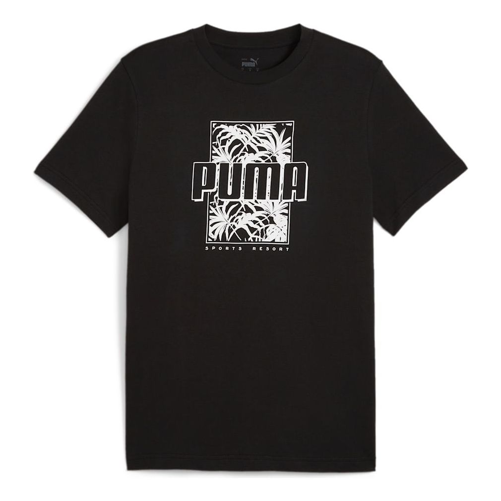 PUMA Ess+ Palm Resort Graphic T-Shirt 'Black' 683000-01