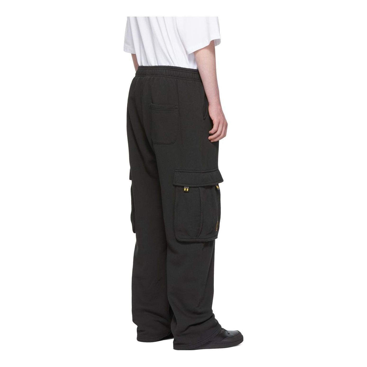 Drew House Ssense Exclusive Cartoon Cargo Sweatpants 'Black' DR-FW22-247