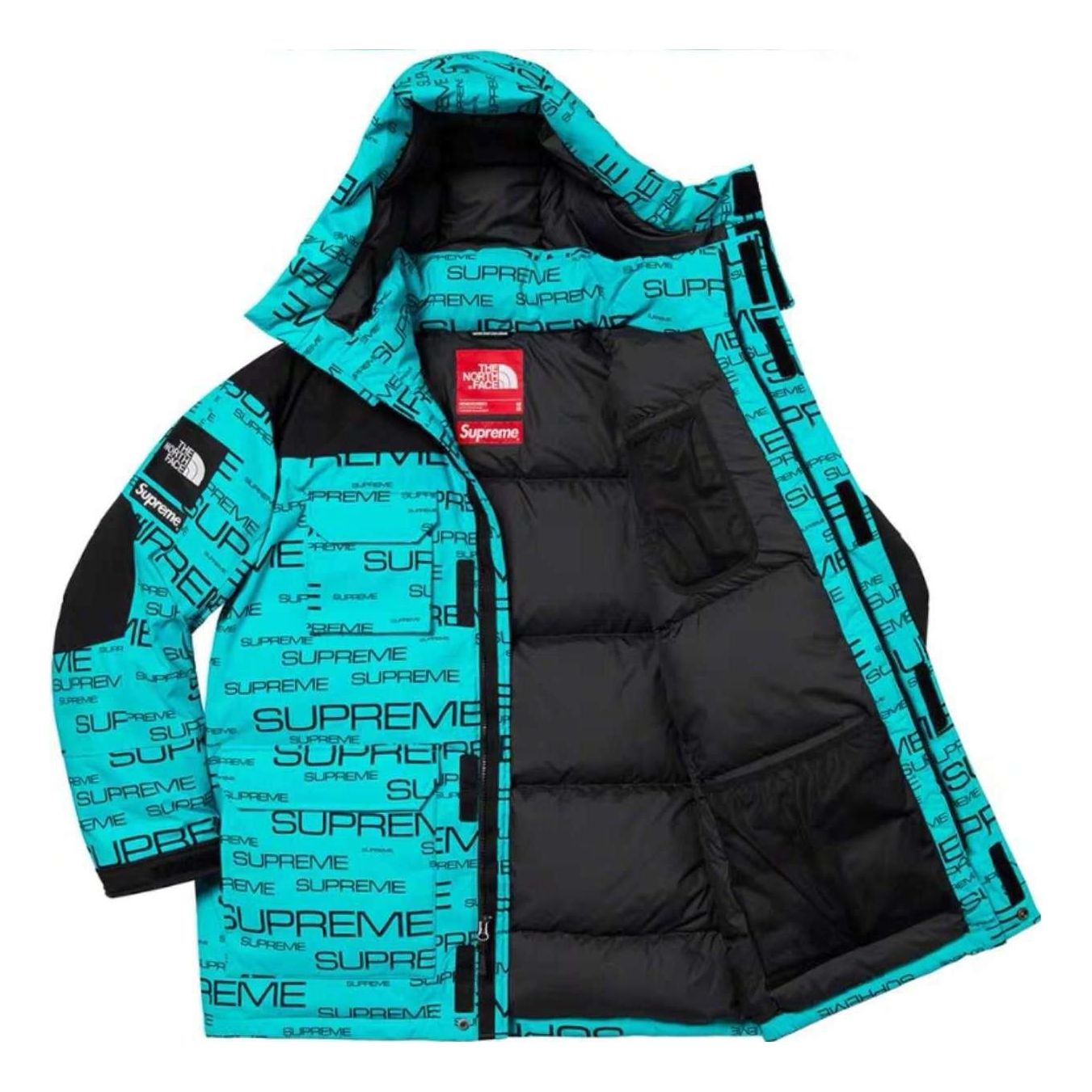 Supreme x The North Face Coldworks 700-Fill Down Parka 'Blue Black' SUP-FW21-264