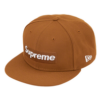 Supreme Money Box Logo New Era 'Brown White' SUP-FW22-1042