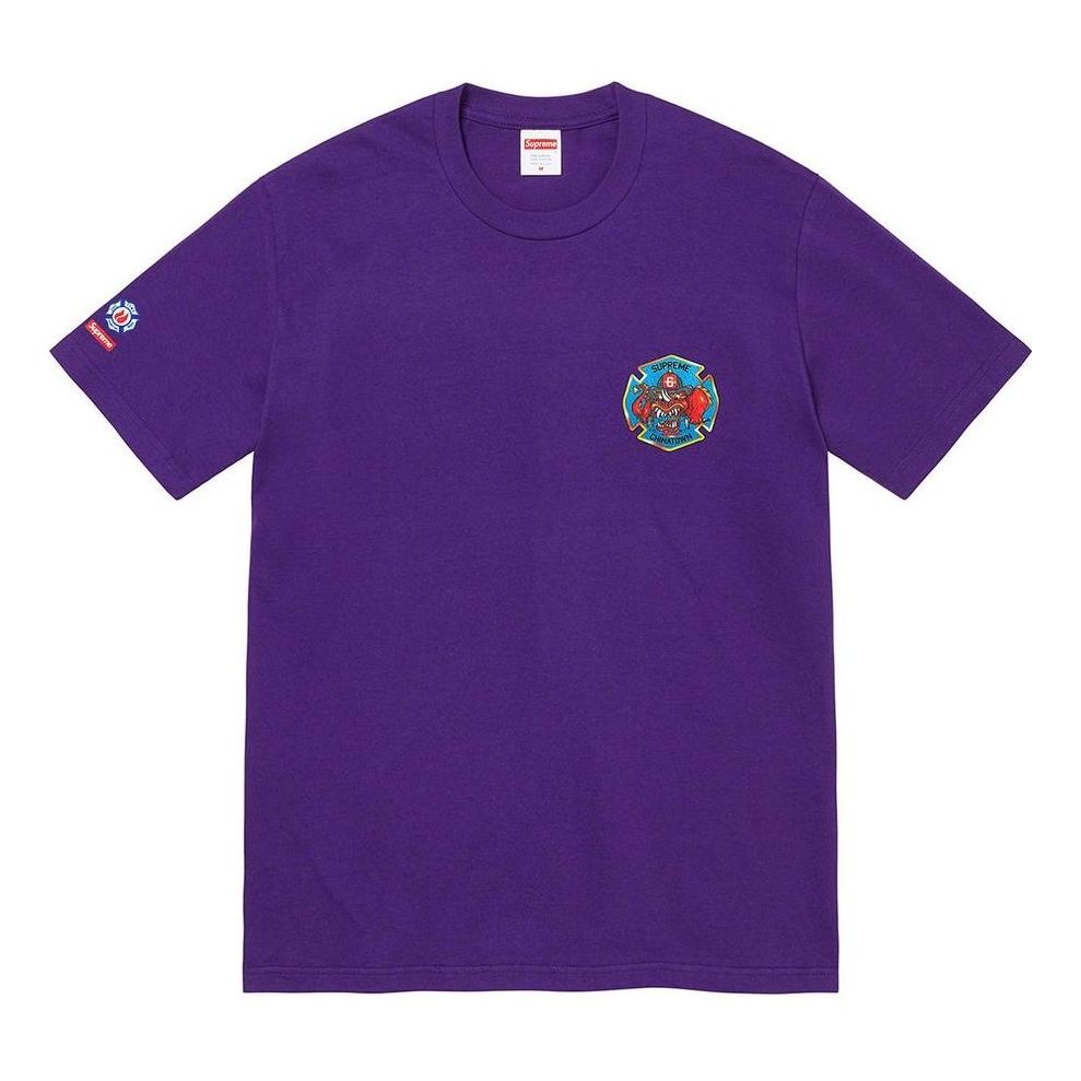 Supreme Winter T-Shirt 'Purple Blue Red' SUP-FW22-809