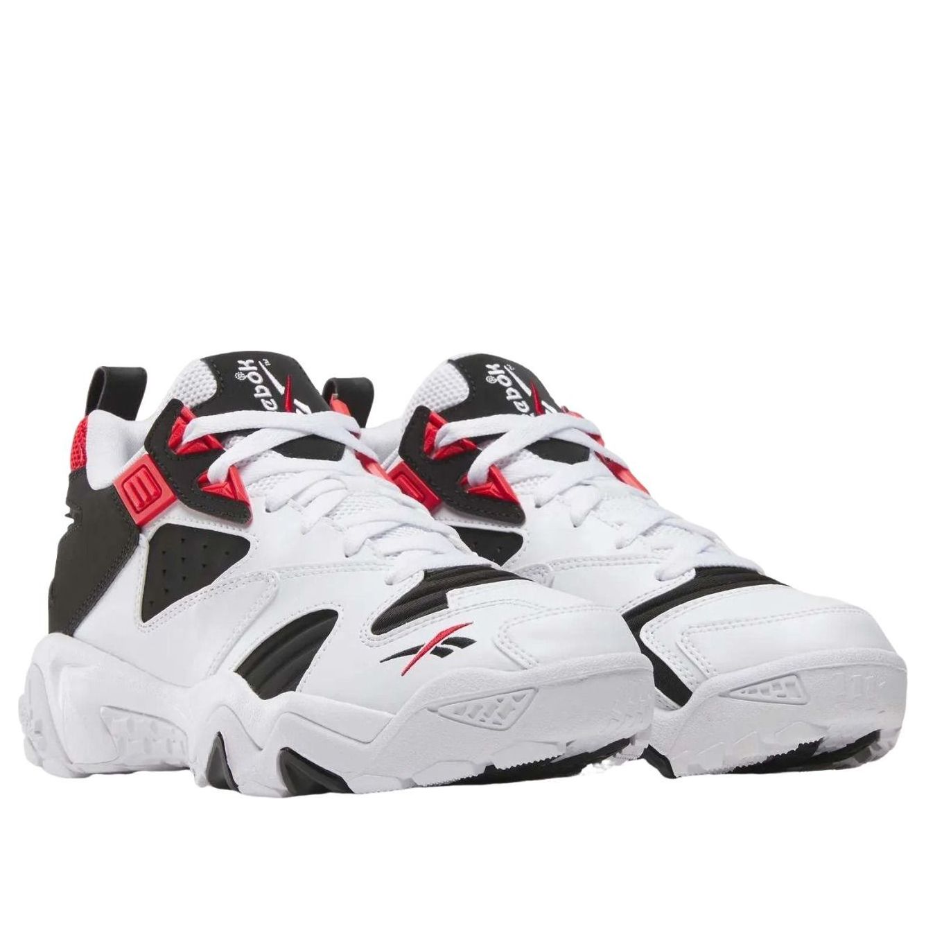 Reebok Brutus Low ' Ftwr White Black Vector Red' 100244788