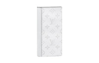 LOUIS VUITTON Brazza Canvas With Leather Wallet Large Size Men's White