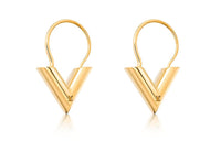 LOUIS VUITTON ESSENTIAL V Earrings Women's