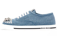 MIU MIU Casual Shoes Women's Blue
