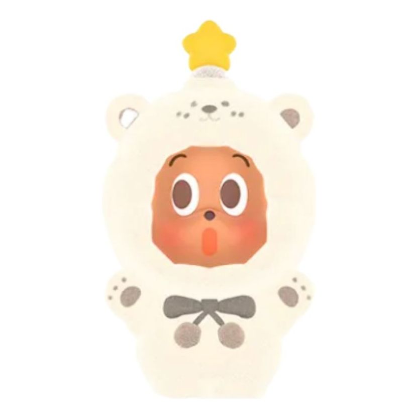 Pop Mart Pop Bean Fluffy and Cozy Figure 'Twinkle Twinkle Cozy Polar Bear' PPMT-2511-0050-1011186392