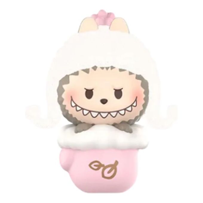 Pop Mart Pop Bean Fluffy and Cozy Figure 'Labubu Snug Pink Mittens' PPMT-2511-0050-1011186397