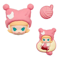 Pop Mart Pop Bean Fluffy and Cozy Decorative Charm 'Molly Snug Knit Hat' PPMT-2511-0059-1011196987