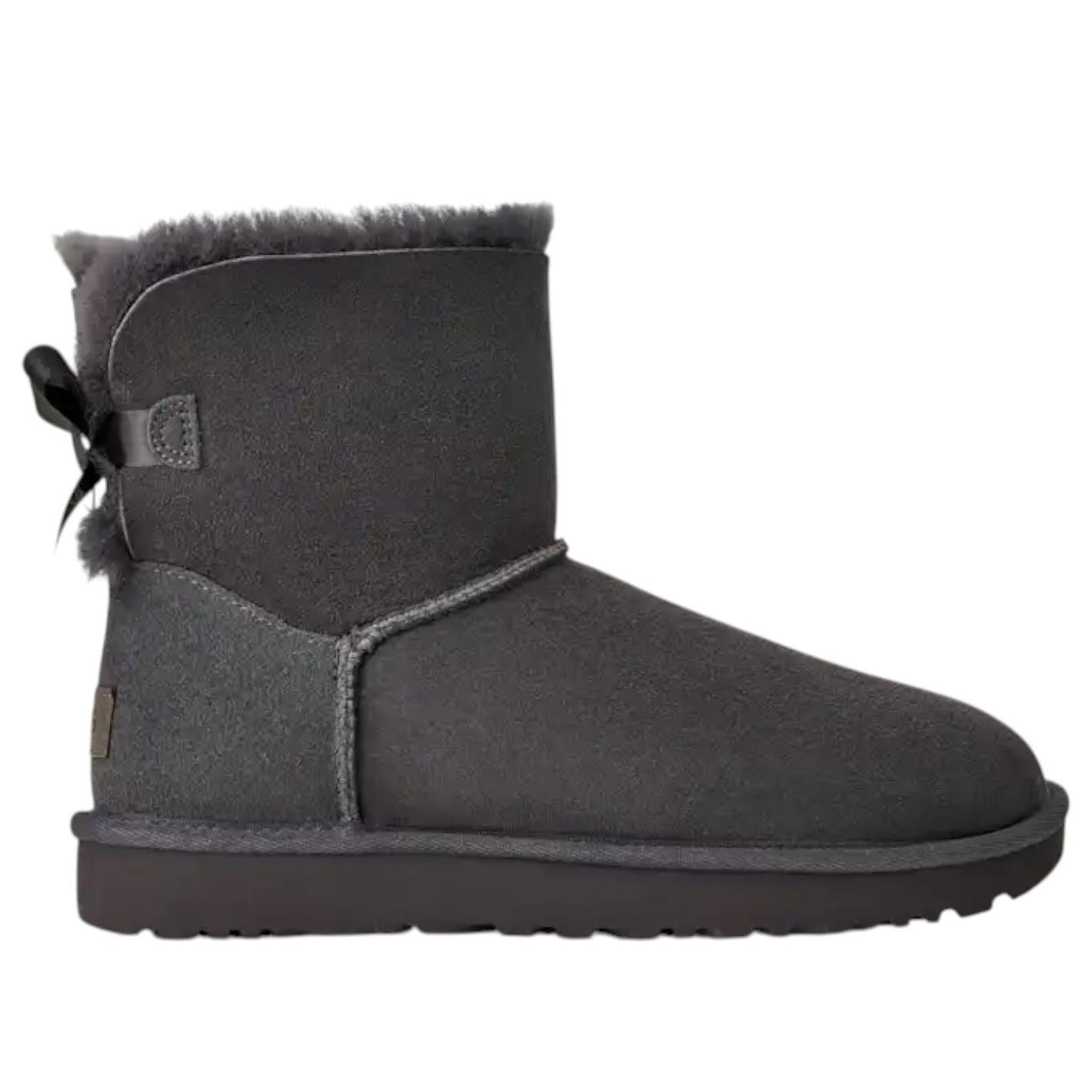 (WMNS) UGG Mini Bailey Bow II 'Obsidian' 1016501-OBS