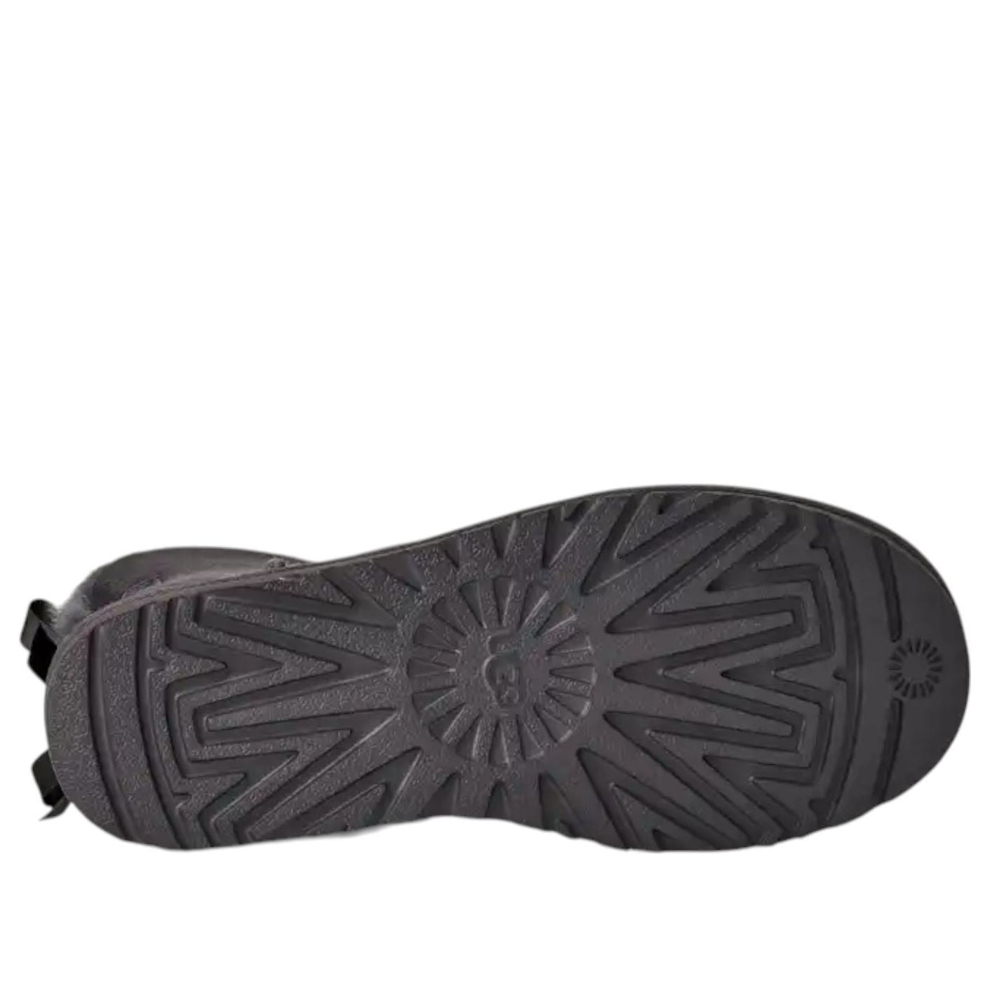 (WMNS) UGG Mini Bailey Bow II 'Obsidian' 1016501-OBS
