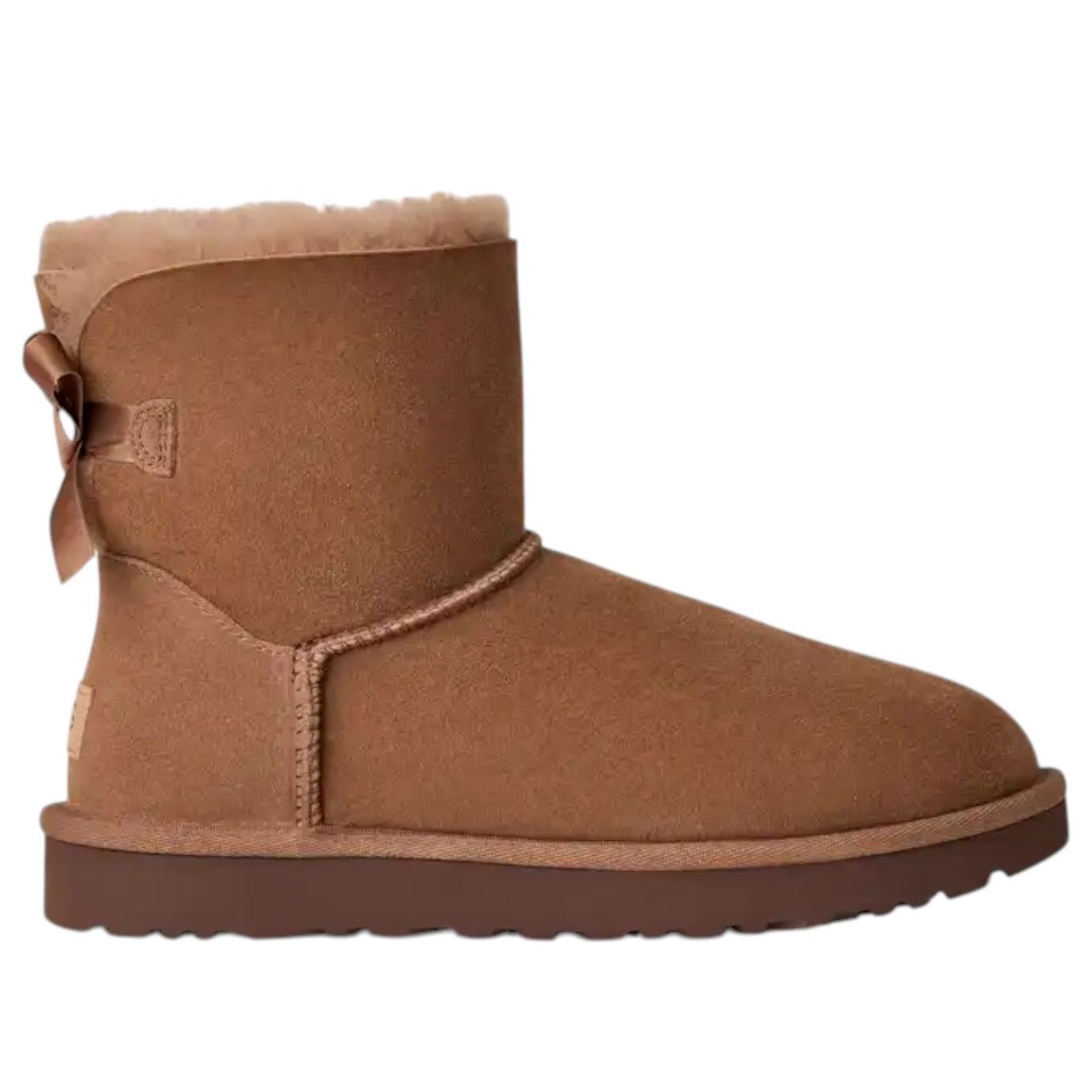 (WMNS) UGG Mini Bailey Bow II 'Rocky Oak' 1016501-RYK