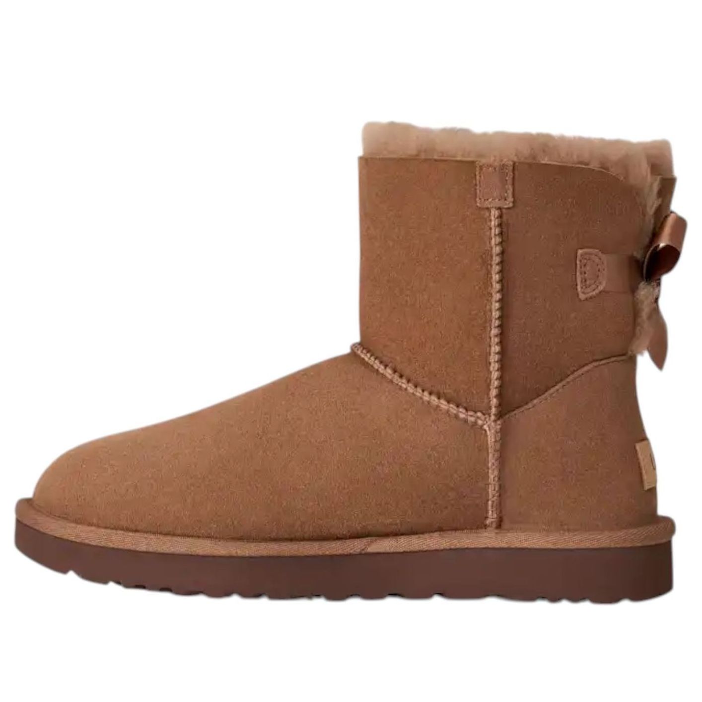 (WMNS) UGG Mini Bailey Bow II 'Rocky Oak' 1016501-RYK