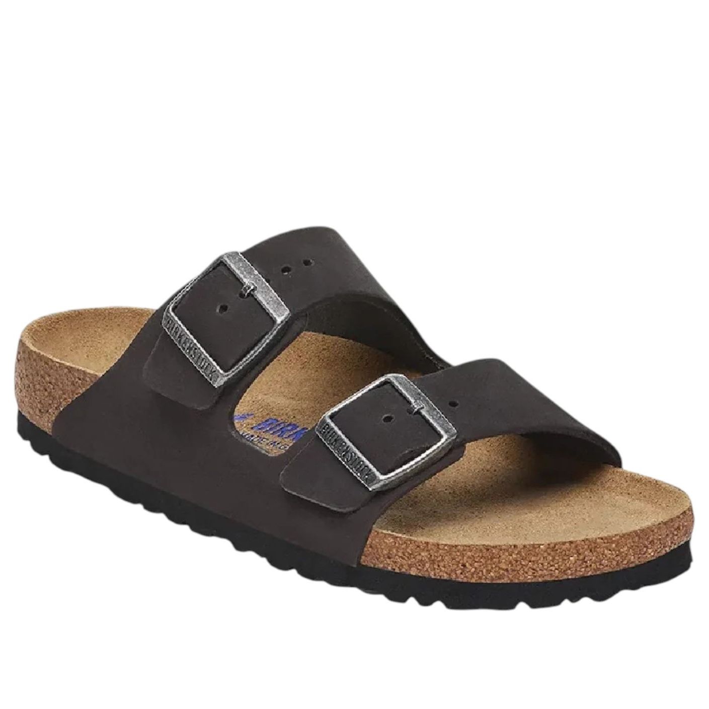 Birkenstock Arizona Soft Footbed Nubuck Leather 'Black' 1019035