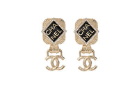 CHANEL Earrings Women's Gold