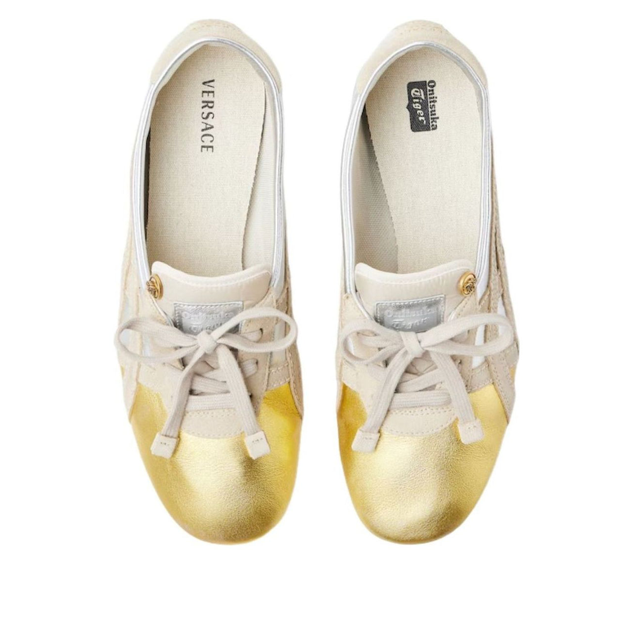 VERSACE x Onitsuka Tiger Tai-Chi Sakura Metallic 'Silver Gold' 1024594-1A17738-6XD0J