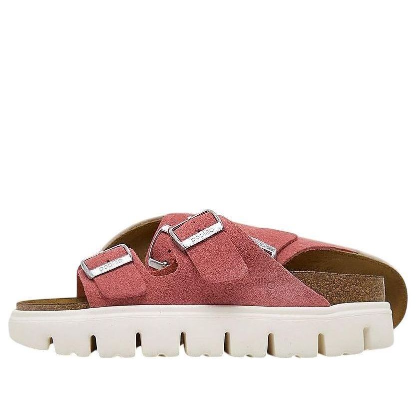 (WMNS) Birkenstock Arizona Chunky Birko-Flor Platform Sandals 'Candy Pink' 1025291-650