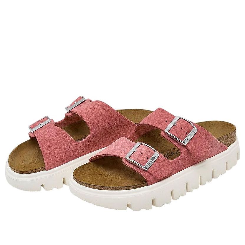 (WMNS) Birkenstock Arizona Chunky Birko-Flor Platform Sandals 'Candy Pink' 1025291-650