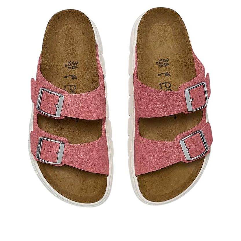 (WMNS) Birkenstock Arizona Chunky Birko-Flor Platform Sandals 'Candy Pink' 1025291-650