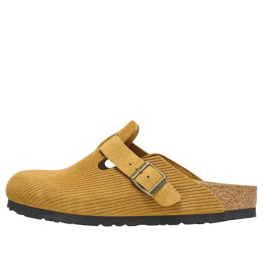 Birkenstock Boston Suede Embossed Clogs 'Cork Brown' 10261551