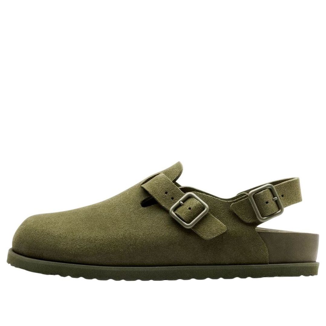 Birkenstock 1774 lV Tokio Suede Sandals 'Moss Green' 1026377