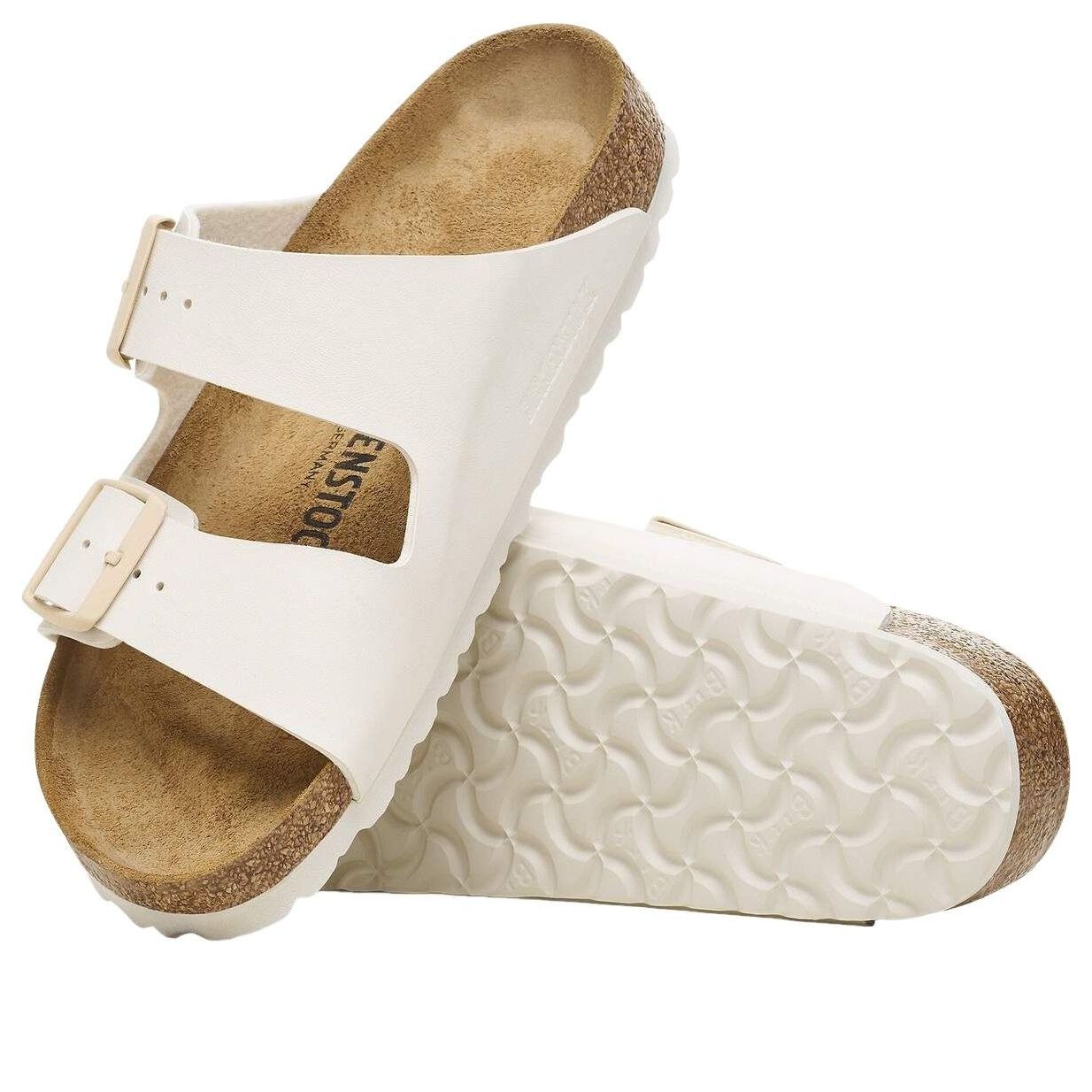 Birkenstock Arizona Birko-Flor 'Eggshell' 1027346