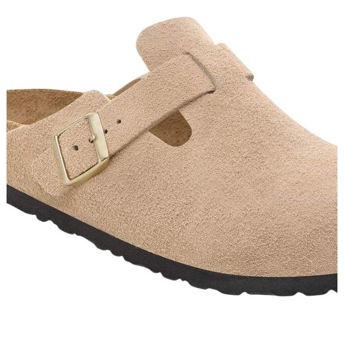 Birkenstock Boston Suede Leather 'Sandcastle' 1030855