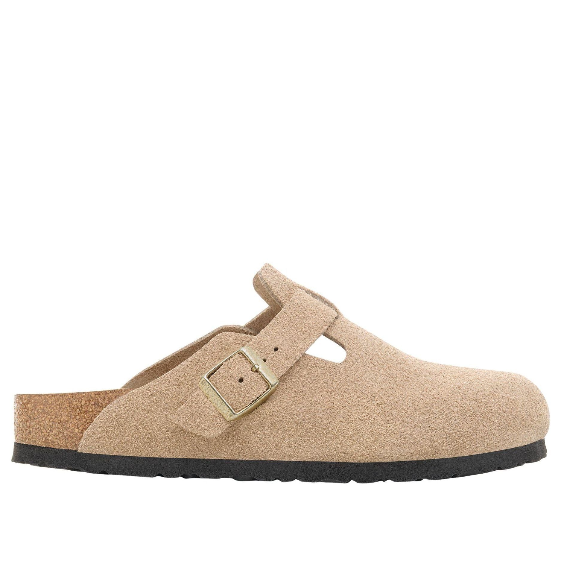 Birkenstock Boston Suede Leather 'Sandcastle' 1030855