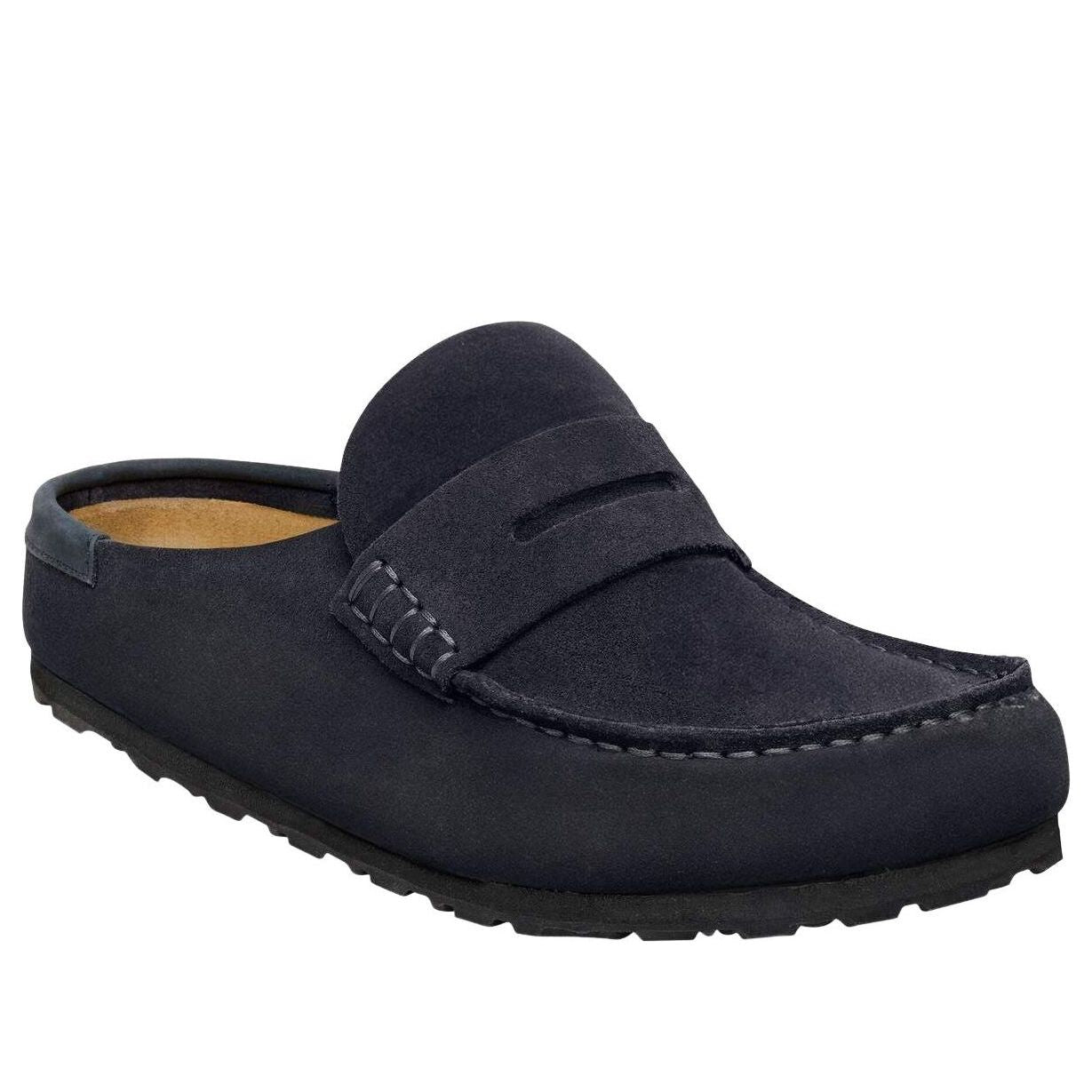 Birkenstocks Naples Wrapped Suede Nubuck 'Midnight Blue' 1032121