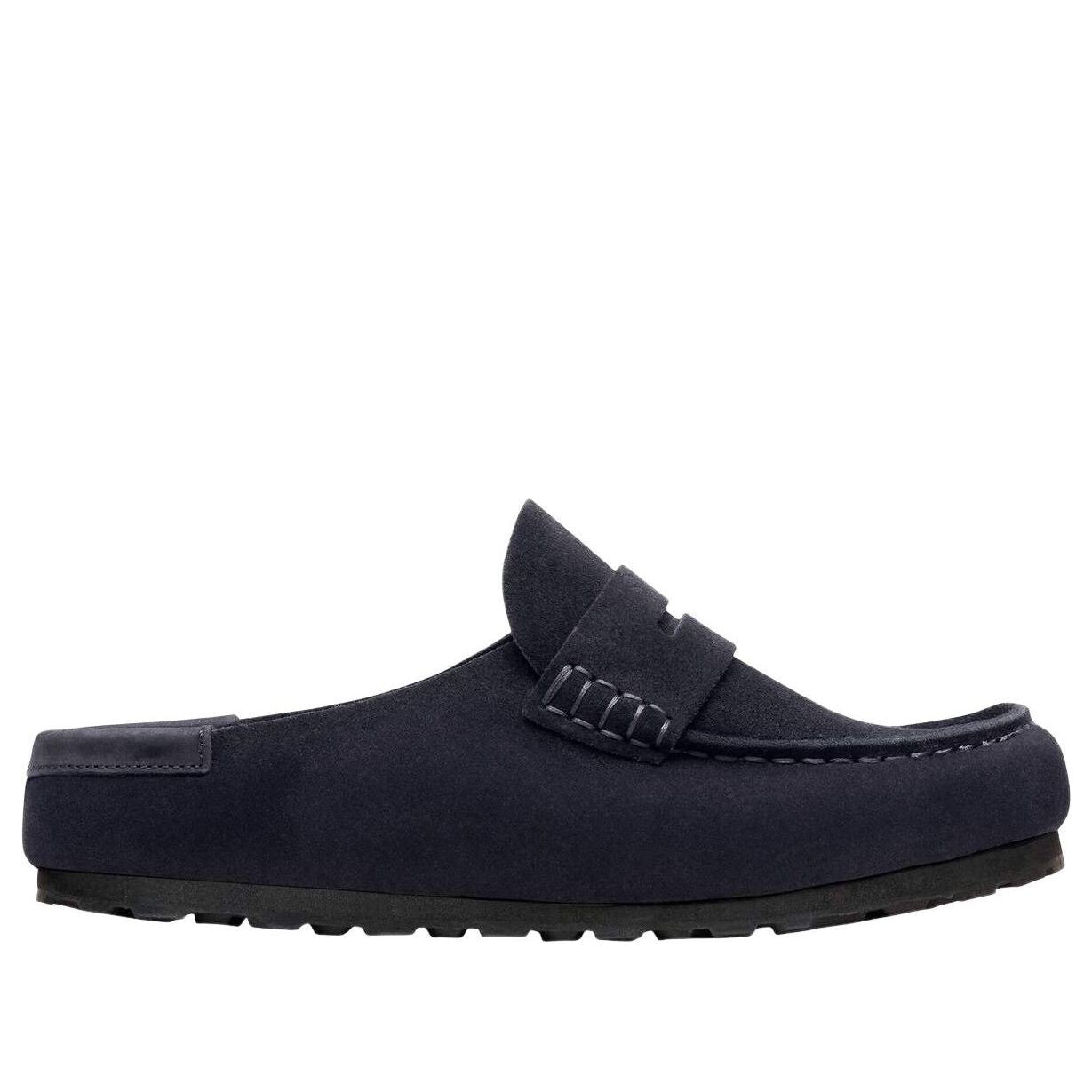 Birkenstocks Naples Wrapped Suede Nubuck 'Midnight Blue' 1032121