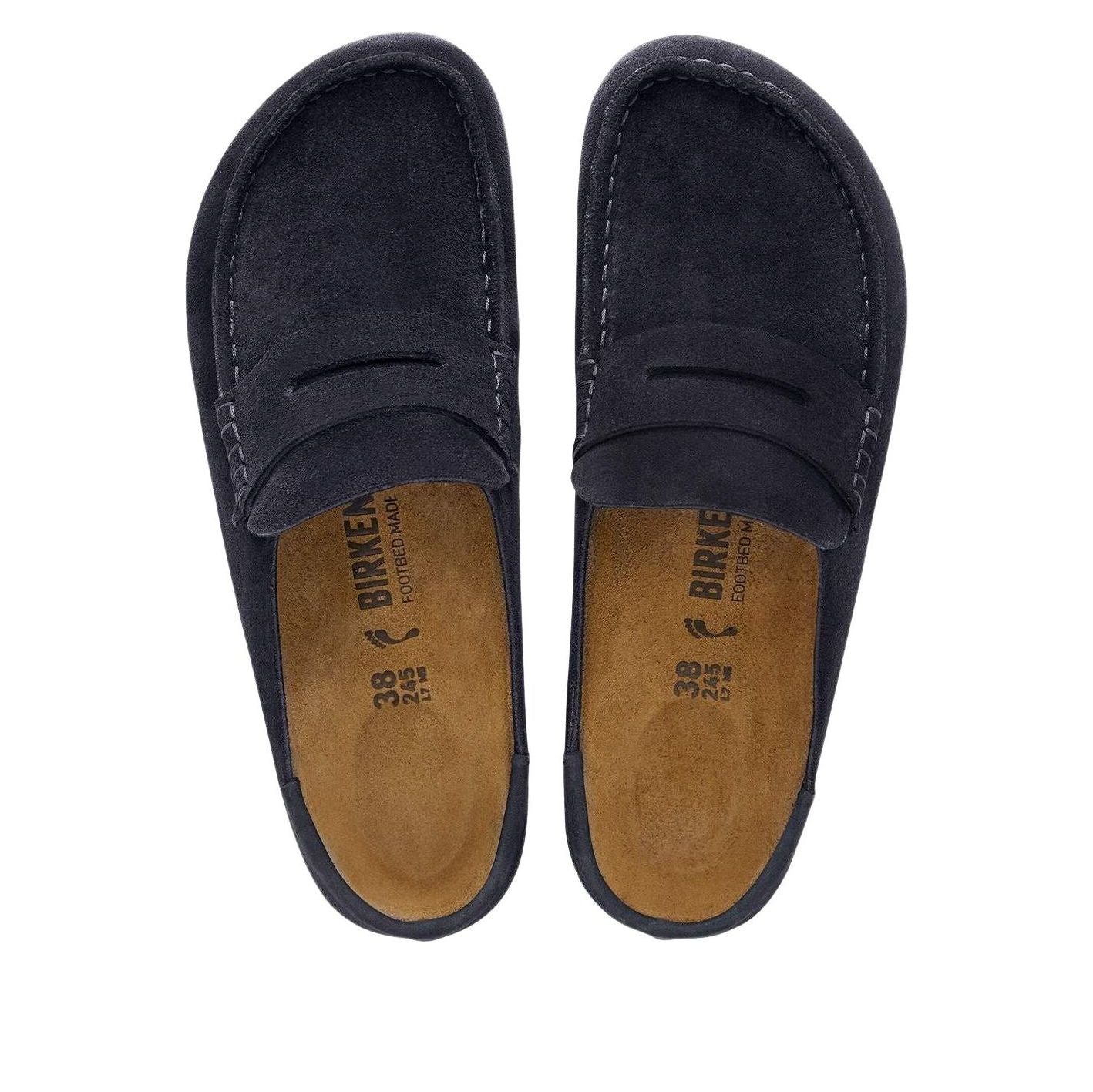 Birkenstocks Naples Wrapped Suede Nubuck 'Midnight Blue' 1032121