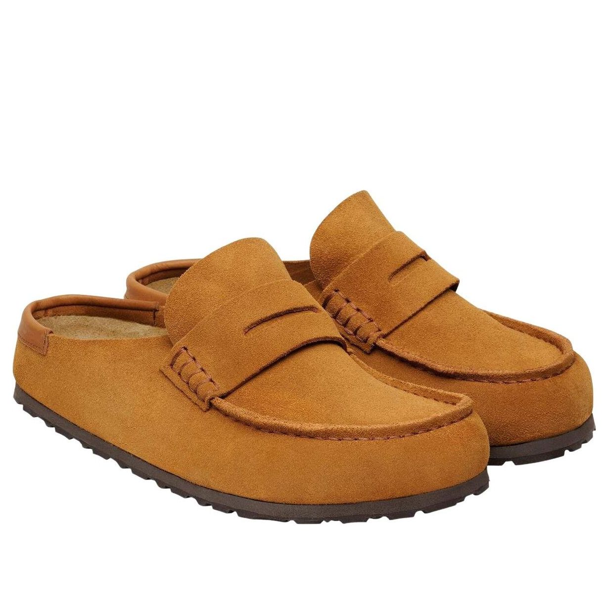 Birkenstocks Naples Wrapped Suede Nubuck 'Mink' 1032122