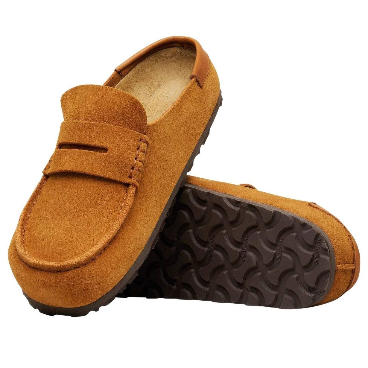 Birkenstocks Naples Wrapped Suede Nubuck 'Mink' 1032122