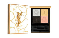 SAINT LAURENT Limited 4 Colors Leather Eye Shadow Easy to Blend Complexion Eye Enhancing 4g