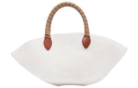 Loro Piana Fabric Handbag Mini Women's White