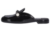 MIU MIU Closed Toe Slippers Women's Black