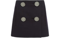 PRADA Casual Short Skirts Women's Navy Blue