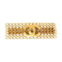 CHANEL Gold-Plated Hair Clips Women's Gold