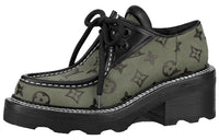 LOUIS VUITTON LV Beau Bourg Casual Single Shoes Women's Green