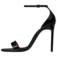 SAINT LAURENT Amber Slim Heel High Heels 10.5cm Women's Black