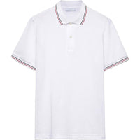 PRADA SS25 Polo Shirt Men's White