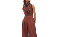 HERMES Vests Women's Brown