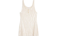 CELINE Sleeveless Dresses Women's Ecru