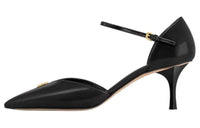 LOUIS VUITTON Slim Heel High Heels 9cm Women's Black
