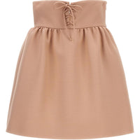 DIOR High Waist Lace Up Skirt
