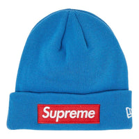 Supreme x New Era Box Logo Beanie 'Blue' FW22BN10-BLUE