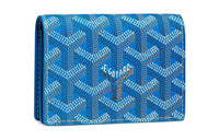 GOYARD MALESHERBES Canvas With Leather Card Holder Unisex Blue
